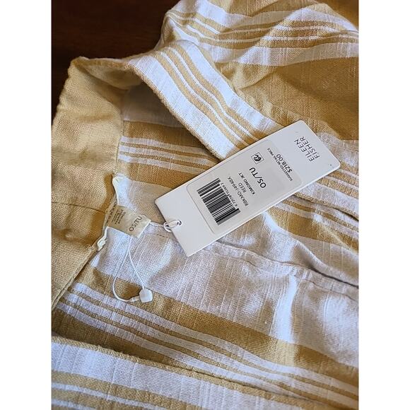 Eileen Fisher Women's Organic Cotton Kimono Jacket OS One Size Longline Coastal - Picture 7 of 10